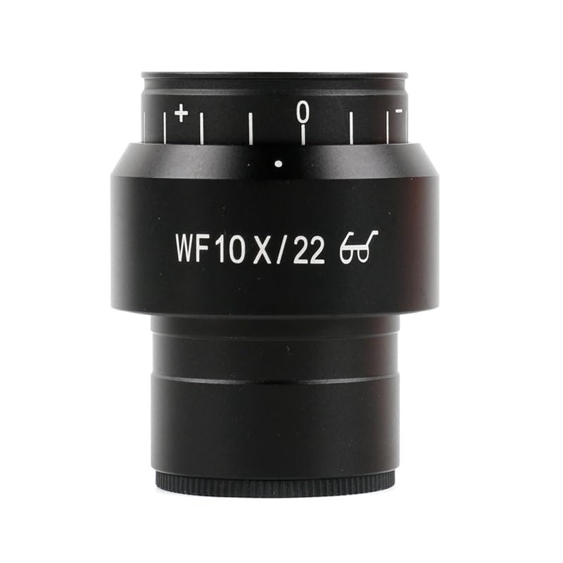 1PCS Stereo Microscope Eyepiece Lens WF5X WF10X WF15X WF20X WF30X 30MM Interface Accessories Wide Angle Lens(Gold)