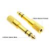1 Piece Gold Plated 6.35mm 1/4" Male Plug to 3.5mm 1/8" Female Jack Stereo Headphone Amplifier Audio Adapter,6.35 to 3.5 Converter view 4