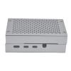 4 Cooling Case Aluminum Alloy Heat Dissipation Enclosure Protective Shell with Screwdriver and Fasteners for Microcomputer Parts Silver view 2
