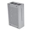 4 Cooling Case Aluminum Alloy Heat Dissipation Enclosure Protective Shell with Screwdriver and Fasteners for Microcomputer Parts Silver view 3