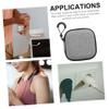 HOLIDYOYO Travel Organizer Case for Earbuds and Cables Durable Eva Design Portable Storage with Hand Strap Sleek and Stylish Electronic Organizer for Headphones and Chargers Compact view 4