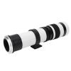 Wisoqu Camera Telephoto Lens, RF Lens F8.3 to F16 420mm to 800mm Manual Focus MF Zoom Lens, High Light Transmission, SLR Camera Lenses for RF Mount Mirrorless Camera (White) view 1