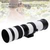 Wisoqu Camera Telephoto Lens, RF Lens F8.3 to F16 420mm to 800mm Manual Focus MF Zoom Lens, High Light Transmission, SLR Camera Lenses for RF Mount Mirrorless Camera (White) view 3