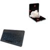 BoxWave Keyboard Compatible with Honor Magic V Flip - SlimKeys Bluetooth Keyboard - with Backlight, Portable Slim LED 7 Colors - Jet Black view 1