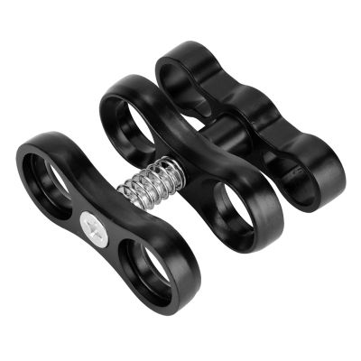 ZJchao Aluminum Alloy Butterfly Clip Diving Light Clamp Adapter Mount with 360 Rotation 80 Horizontal Adjust for SJ CAM