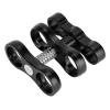 ZJchao Aluminum Alloy Butterfly Clip Diving Light Clamp Adapter Mount with 360 Rotation 80 Horizontal Adjust for SJ CAM view 1