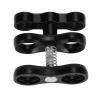 ZJchao Aluminum Alloy Butterfly Clip Diving Light Clamp Adapter Mount with 360 Rotation 80 Horizontal Adjust for SJ CAM view 2