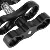 ZJchao Aluminum Alloy Butterfly Clip Diving Light Clamp Adapter Mount with 360 Rotation 80 Horizontal Adjust for SJ CAM view 3