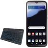 BoxWave Keyboard Compatible with Orbic Joy 2 - SlimKeys Bluetooth Keyboard - with Backlight, Portable Slim LED 7 Colors - Jet Black view 1