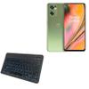 BoxWave Keyboard Compatible with OnePlus Nord CE 3 Lite - SlimKeys Bluetooth Keyboard - with Backlight, Portable Slim LED 7 Colors - Jet Black view 1