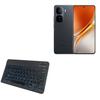 BoxWave Keyboard Compatible with vivo iQOO Neo10 - SlimKeys Bluetooth Keyboard - with Backlight, Portable Slim LED 7 Colors - Jet Black