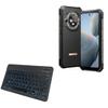BoxWave Keyboard Compatible with Blackview BL9000 - SlimKeys Bluetooth Keyboard - with Backlight, Portable Slim LED 7 Colors - Jet Black view 1