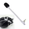 Yunseity 2pcs Replacement Microphones for Gaming Headset Mic Fit for TR, Gold Plated Sound Quality Clear Voice Bendable Noise Cancel Wind Foam Mic with OFC Wire (White) view 4