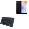 BoxWave Keyboard Compatible with Ulefone Note 20 Pro - SlimKeys Bluetooth Keyboard - with Backlight, Portable Slim LED 7 Colors - Jet Black view 1