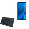 BoxWave Keyboard Compatible with Huawei Honor X10 Max - SlimKeys Bluetooth Keyboard - with Backlight, Portable Slim LED 7 Colors - Jet Black view 1