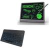 BoxWave Keyboard Compatible with Wicue TGB15 (15 in) - SlimKeys Bluetooth Keyboard - with Backlight, Portable Slim LED 7 Colors - Jet Black view 1