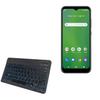 BoxWave Keyboard Compatible with Cricket Ovation - SlimKeys Bluetooth Keyboard - with Backlight, Portable Slim LED 7 Colors - Jet Black view 1