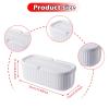 AFXGUSD Cables Management Box Electrical Cables Storage Simple Portable Organizer Box Cord Hider for Home Bedroom Computer Dorm Desk, White view 2