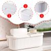 AFXGUSD Cables Management Box Electrical Cables Storage Simple Portable Organizer Box Cord Hider for Home Bedroom Computer Dorm Desk, White view 4