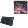 BoxWave Keyboard Compatible with AOZORA K101 Active Android Rugged Tablet (8 in) - SlimKeys Bluetooth Keyboard - with Backlight, Portable Slim LED 7 Colors - Jet Black view 1