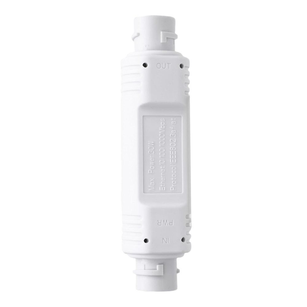 Dpofirs PoE Extender 1000Mbps, Water Proof Long Distance POE Repeater with POE Network Series Connection, Plug and Play