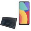 BoxWave Keyboard Compatible with Alcatel 1S (2021) - SlimKeys Bluetooth Keyboard - with Backlight, Portable Slim LED 7 Colors - Jet Black view 1