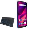 BoxWave Keyboard Compatible with BLU G60 - SlimKeys Bluetooth Keyboard - with Backlight, Portable Slim LED 7 Colors - Jet Black view 1