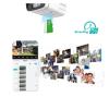 LNBBEQ 4K 8MP PoE Video Surveillance IP Camera 5MP Two Way Audio Support TF Card Security IP66 Outdoor Camera NVR System(4MP PoE AI Camera) view 4