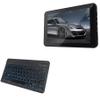 BoxWave Keyboard Compatible with Digiland DL7006 Tablet (7 in) - SlimKeys Bluetooth Keyboard - with Backlight, Portable Slim LED 7 Colors - Jet Black view 1