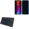 BoxWave Keyboard Compatible with Coolpad Cool 5 - SlimKeys Bluetooth Keyboard - with Backlight, Portable Slim LED 7 Colors - Jet Black view 1