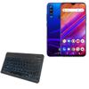 BoxWave Keyboard Compatible with BLU G9 Pro - SlimKeys Bluetooth Keyboard - with Backlight, Portable Slim LED 7 Colors - Jet Black view 1