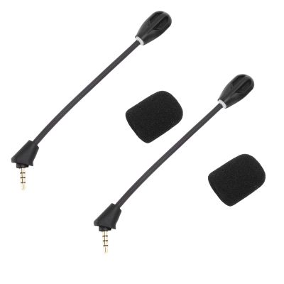 BTSEURY Replacement Microphone for Cloud II Headset Noise Cancelling Detachable Mic with Gold Plated Connector for Wireless Gaming Headset
