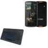 BoxWave Keyboard Compatible with AGM X1 mini - SlimKeys Bluetooth Keyboard - with Backlight, Portable Slim LED 7 Colors - Jet Black view 1