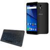 BoxWave Keyboard Compatible with BLU Grand 5.5 HD - SlimKeys Bluetooth Keyboard - with Backlight, Portable Slim LED 7 Colors - Jet Black view 1