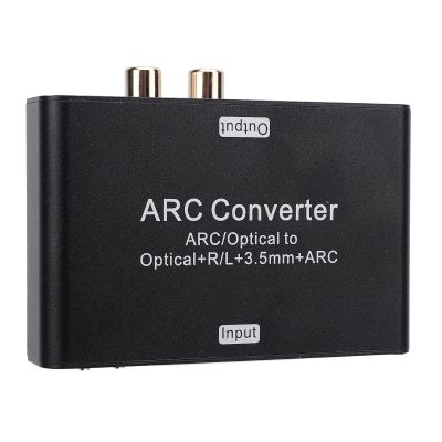 Oreilet Digital to Analog Audio Converter, HD Multimedia Interface ARC Converters, Digital to Analog Converter 3.5mm Jack192KHz DAC for HDTV Soundbar Amplifier