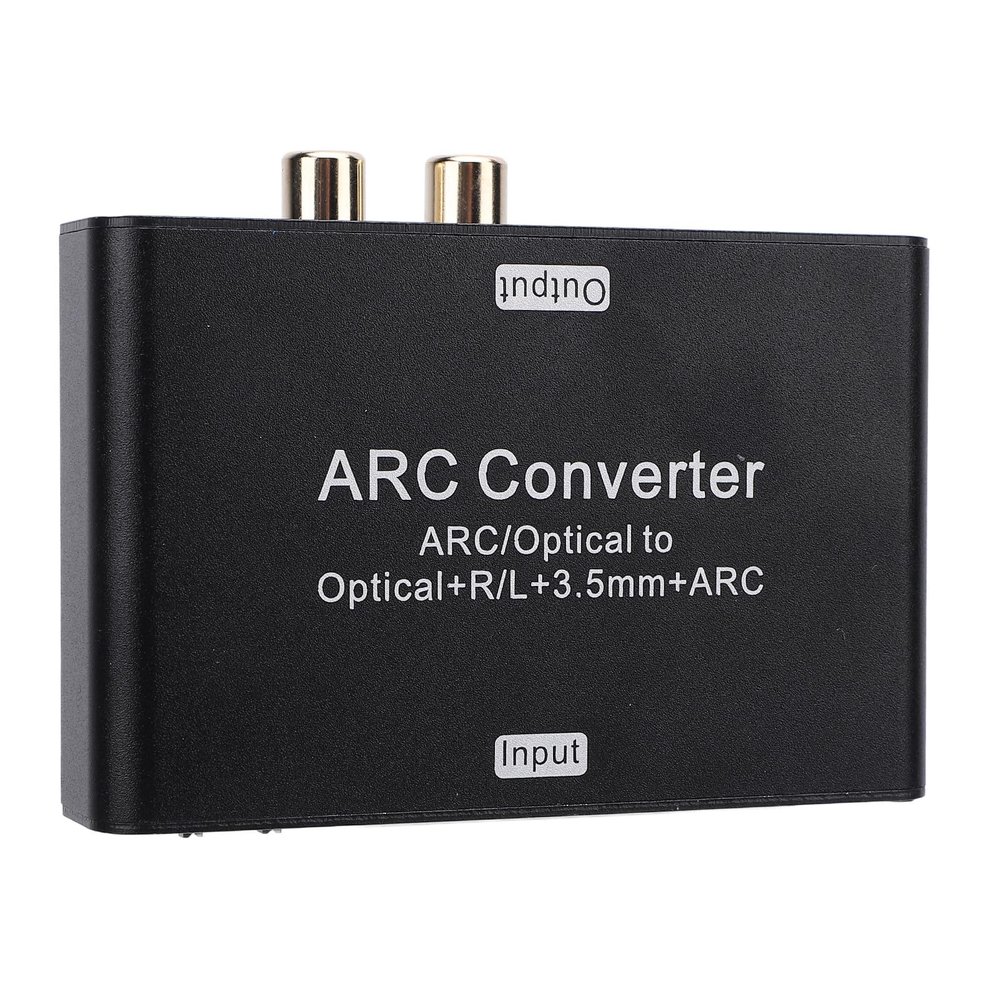 Oreilet Digital to Analog Audio Converter, HD Multimedia Interface ARC Converters, Digital to Analog Converter 3.5mm Jack192KHz DAC for HDTV Soundbar Amplifier