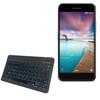 BoxWave Keyboard Compatible with ZTE V870 - SlimKeys Bluetooth Keyboard - with Backlight, Portable Slim LED 7 Colors - Jet Black view 1