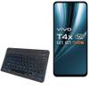 BoxWave Keyboard Compatible with vivo T4x - SlimKeys Bluetooth Keyboard - with Backlight, Portable Slim LED 7 Colors - Jet Black view 1