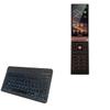 BoxWave Keyboard Compatible with Gionee W909 - SlimKeys Bluetooth Keyboard - with Backlight, Portable Slim LED 7 Colors - Jet Black view 1