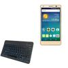 BoxWave Keyboard Compatible with QMobile Noir S6 Plus - SlimKeys Bluetooth Keyboard - with Backlight, Portable Slim LED 7 Colors - Jet Black view 1