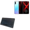 BoxWave Keyboard Compatible with Umidigi X - SlimKeys Bluetooth Keyboard - with Backlight, Portable Slim LED 7 Colors - Jet Black view 1