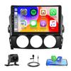 Android 13.0 Double Din Car Stereo for Mazda MX-5 2006-2021,9 Inch Touch Screen Car Audio Multimedia Receiver with Wireless CarPlay Android Auto Bluetooth FM/RDS WiFi/SWC+ AHD Backup Camera,2G+32G view 1