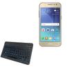 BoxWave Keyboard Compatible with Samsung Galaxy J2 - SlimKeys Bluetooth Keyboard - with Backlight, Portable Slim LED 7 Colors - Jet Black view 1