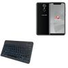 BoxWave Keyboard Compatible with Cherry Mobile Flare J2 2018 - SlimKeys Bluetooth Keyboard - with Backlight, Portable Slim LED 7 Colors - Jet Black view 1