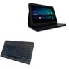 BoxWave Keyboard Compatible with Fusion5 104Bv2 (10.1 in) - SlimKeys Bluetooth Keyboard - with Backlight, Portable Slim LED 7 Colors - Jet Black view 1