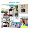 LNBBEQ 4K 8MP WiFi PTZ Camera Outdoor Dual Lens Dual Screen Auto Track IP Cameras CCTV Two-Way Audio Video Surveillance(UK Plug,8MP Add 64G Card) view 3