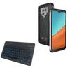 BoxWave Keyboard Compatible with Blackview BV9800 - SlimKeys Bluetooth Keyboard - with Backlight, Portable Slim LED 7 Colors - Jet Black view 1