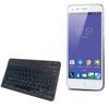 BoxWave Keyboard Compatible with ZTE Blade L6 - SlimKeys Bluetooth Keyboard - with Backlight, Portable Slim LED 7 Colors - Jet Black view 1