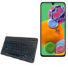BoxWave Keyboard Compatible with Samsung Galaxy A90 5G - SlimKeys Bluetooth Keyboard - with Backlight, Portable Slim LED 7 Colors - Jet Black view 1