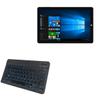 BoxWave Keyboard Compatible with Chuwi Hi10 Plus - SlimKeys Bluetooth Keyboard - with Backlight, Portable Slim LED 7 Colors - Jet Black view 1